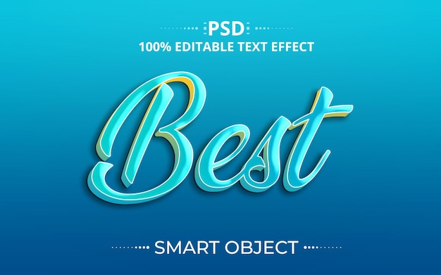 Best 3d PSD best creative text effect