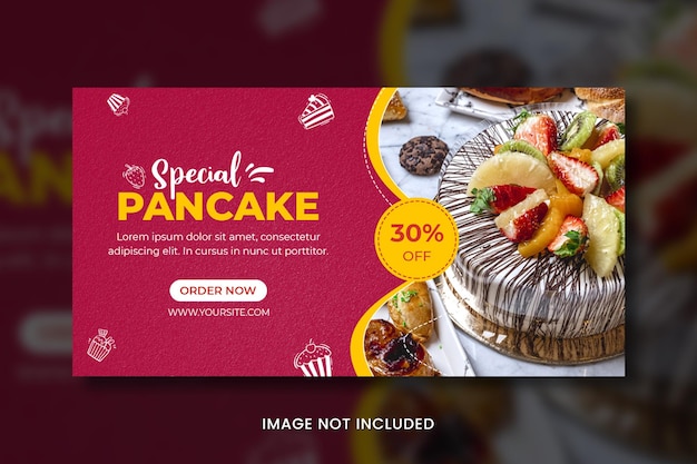 Best Pancake Banner Designer Facebook