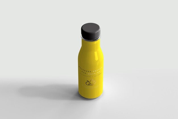 Beverage Bottle Mockup