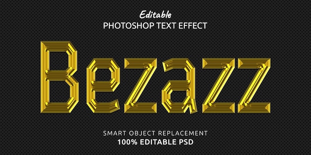 Bezazz Photoshop Text Effect