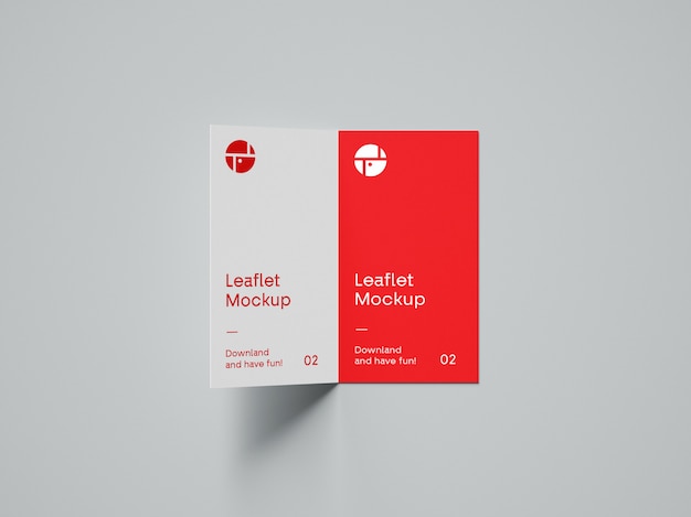 Bi Fold Brochure Mockup