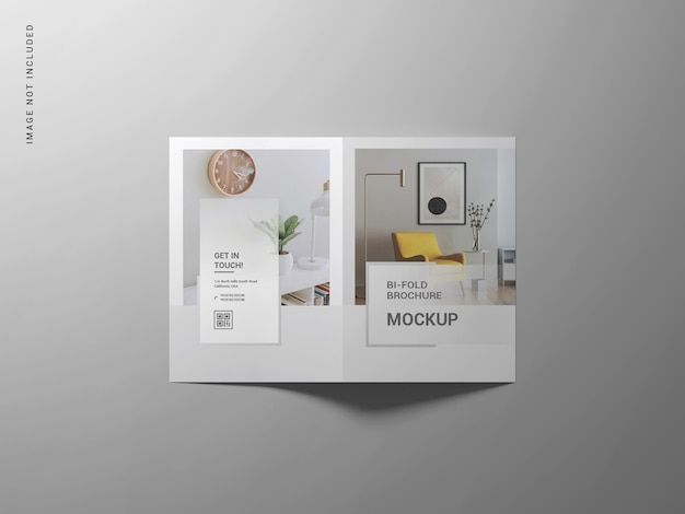 Bifold A4 brochure mockups