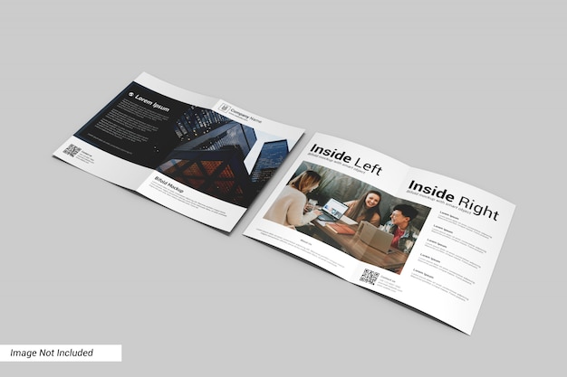 Bifold Brochure Mockup