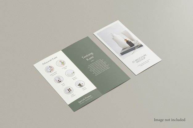 Bifold DL Flyer Mockup