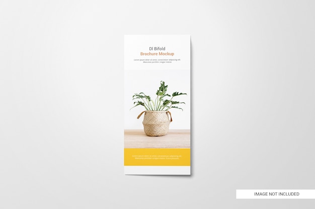 Bifold flyer brochure mockup