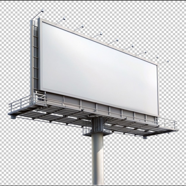 big billboard on transparent background