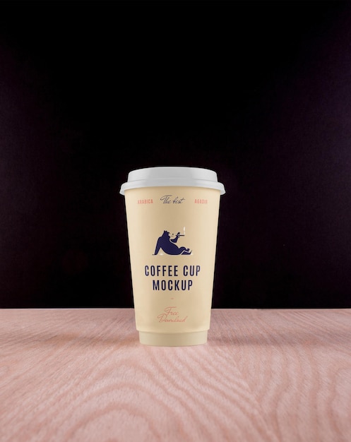 big coffee cup mockup