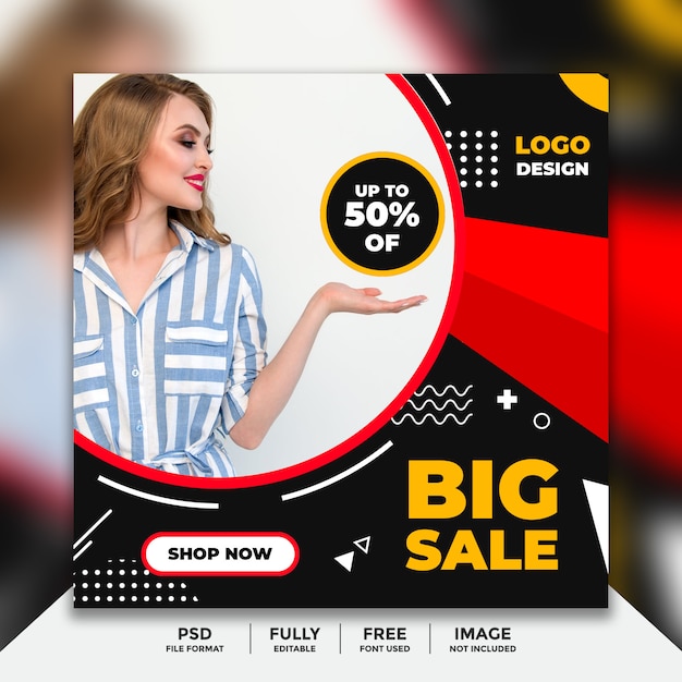 Big Sale Social Media Banner Template 