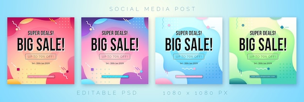 Big Sale Template For Social Media