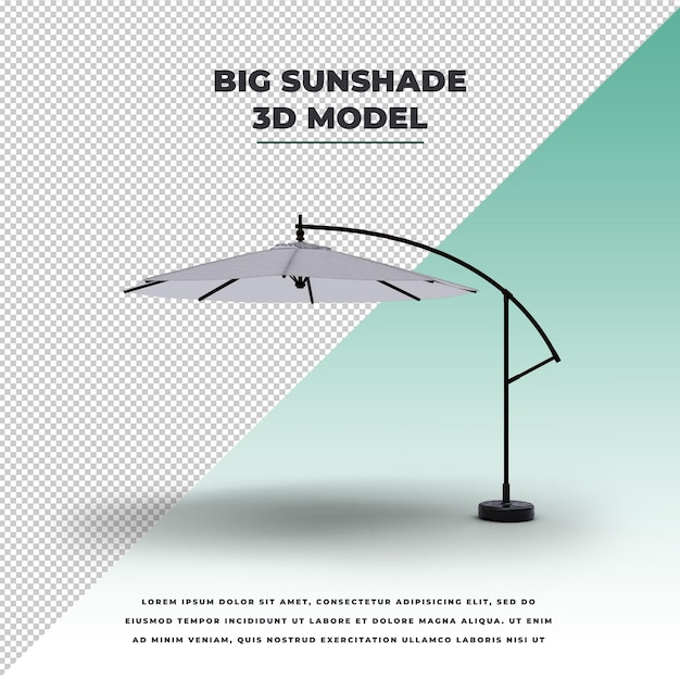 Big SunShade or beach umbrella