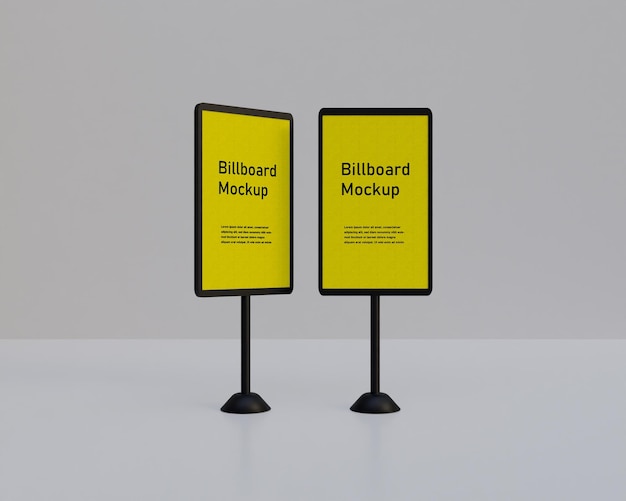 Billboad mockup stand 3d