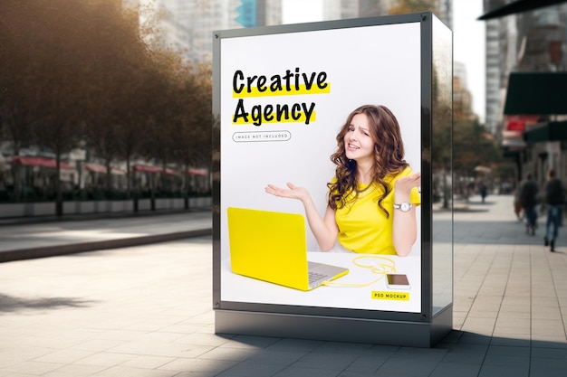 A billboard for creative agency.