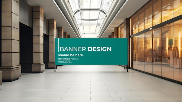 PSD billboard mockup outdoor