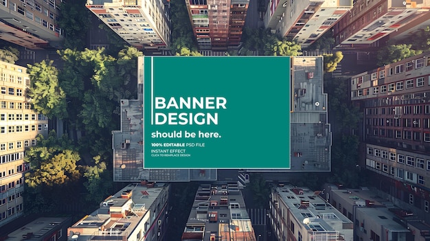 PSD billboard mockup outdoor