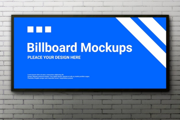 PSD billboard mockups