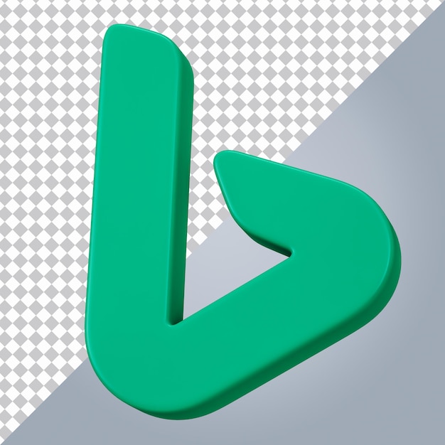 Bing 3d icon