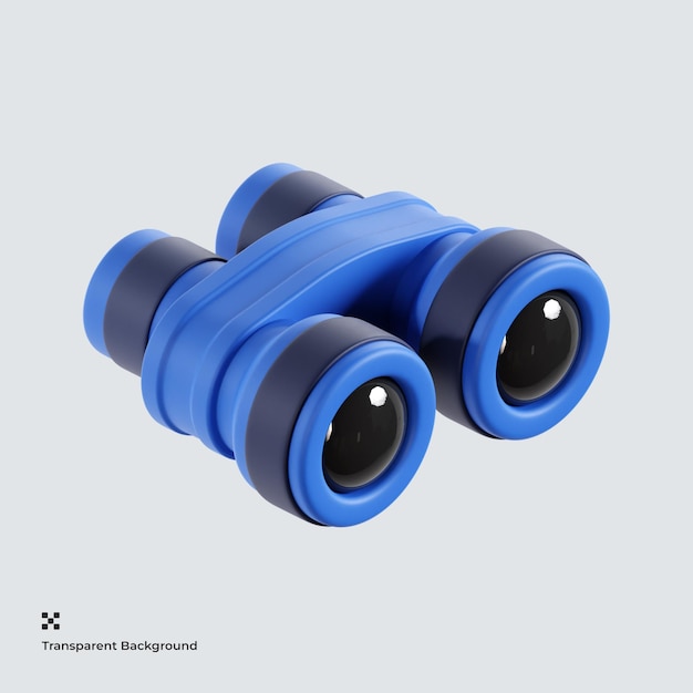 binocular 3d icon