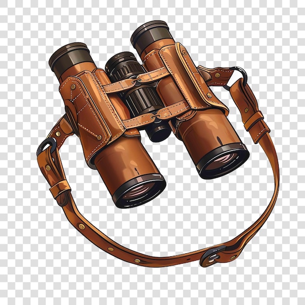 PSD binocular harness transparent background vector elementon transparent background