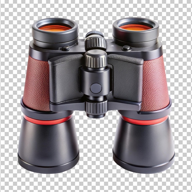 PSD binocular on transparent background