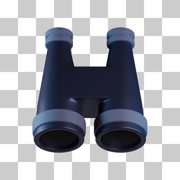 Binoculars 3D Icon