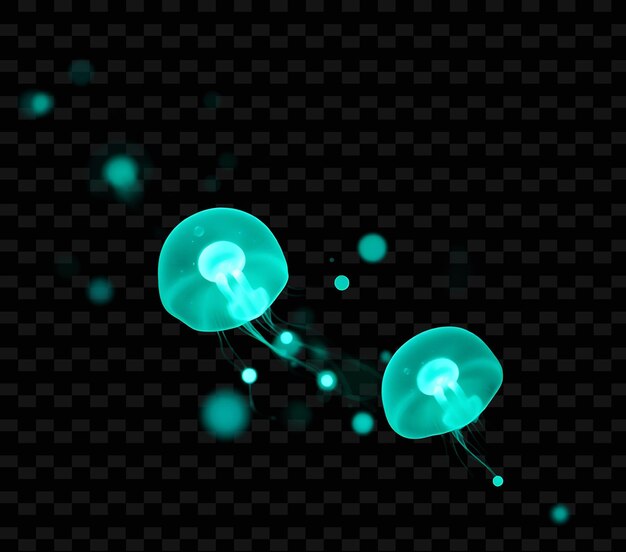 PSD bioluminescent bloom pulsing orbs of soft aquamarine and emerald light png sparking light texture