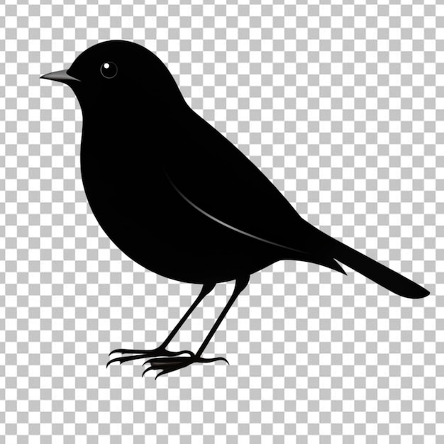 PSD bird silhouette design