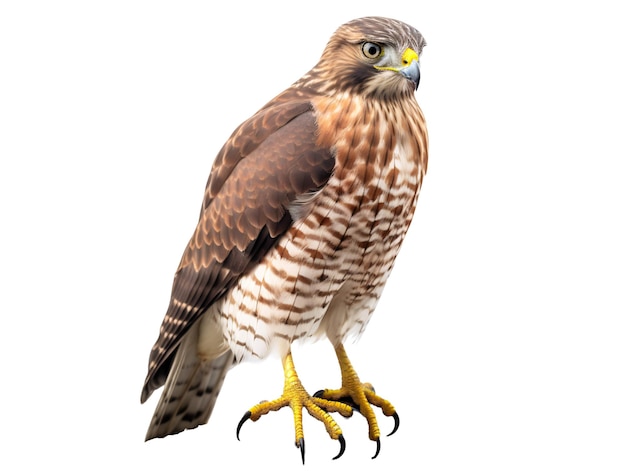 a bird standing on a white background