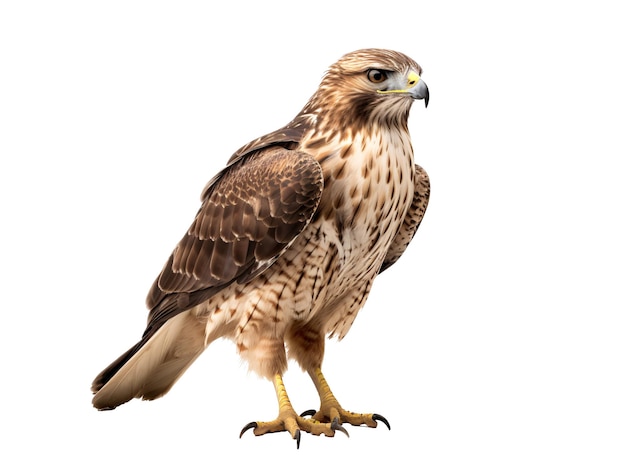 a bird standing on a white background