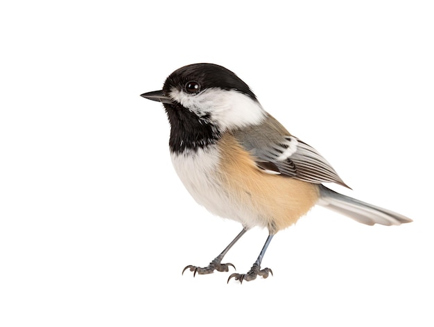 a bird standing on a white background