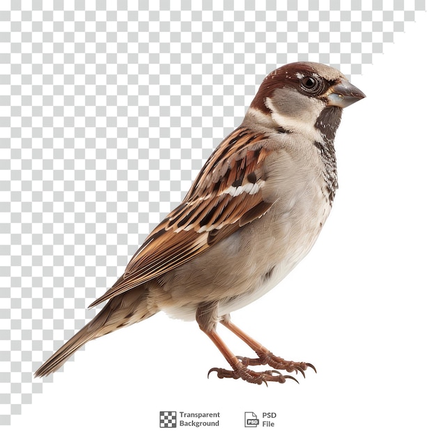 PSD bird transparent background