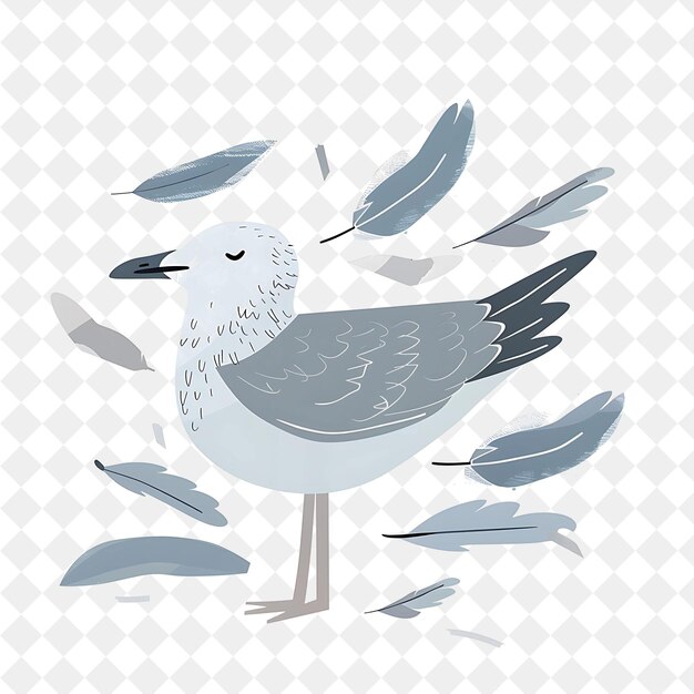 a bird with a blue tail feathers on it and a white background with a pattern of birds flying around