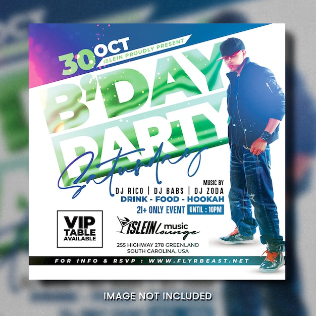 Birthday Party Flyer