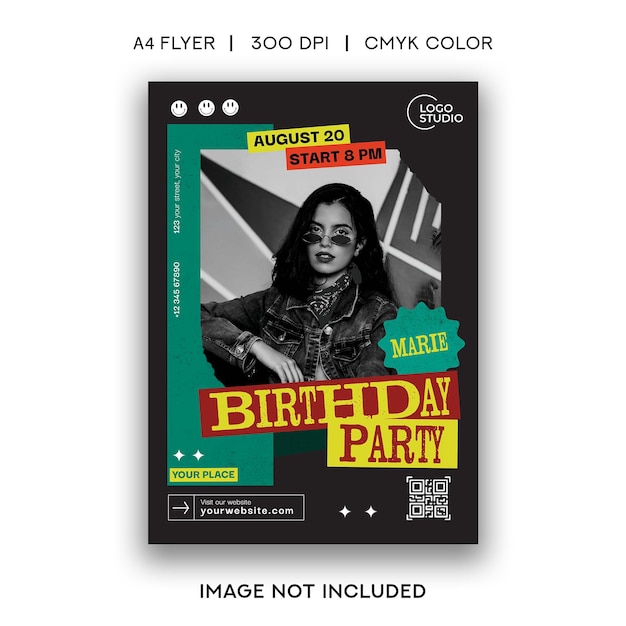 Birthday Party Flyer