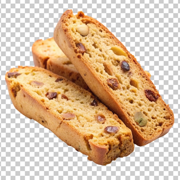 PSD biscotti on transparent background