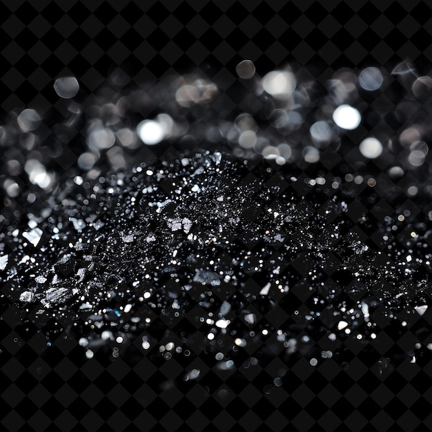 PSD a black background with glitter and glitter on it