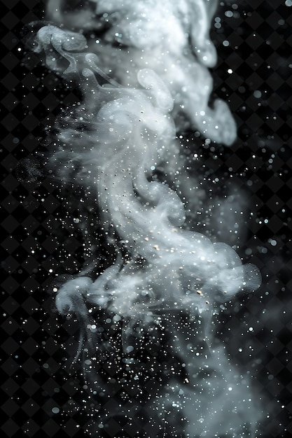 a black background with a lot of smoke