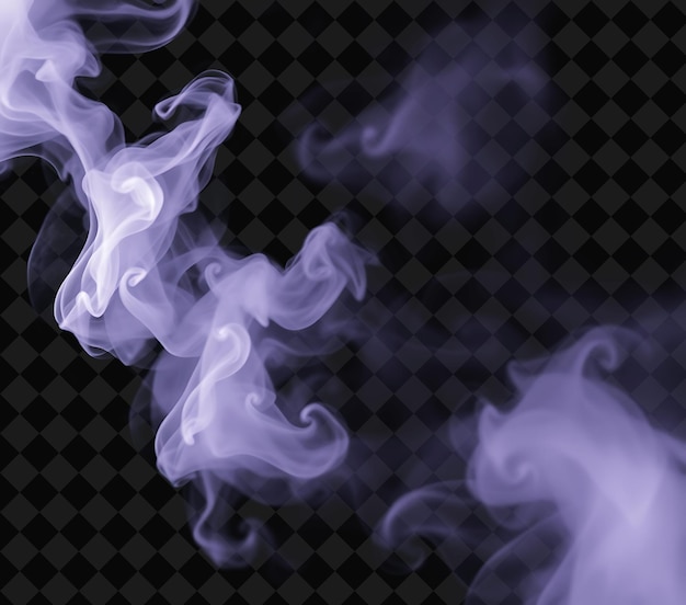 PSD a black background with purple smoke and a black background with a pattern of purple smoke