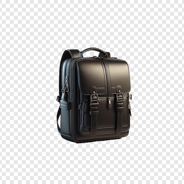 a black backpack with a zipper on it