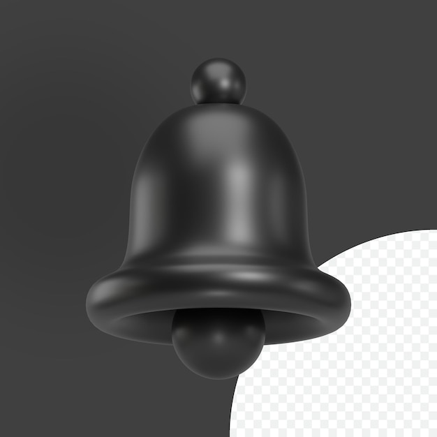 black bell 3d icon