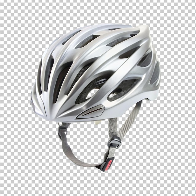 PSD black bicycle helmet on transparent background