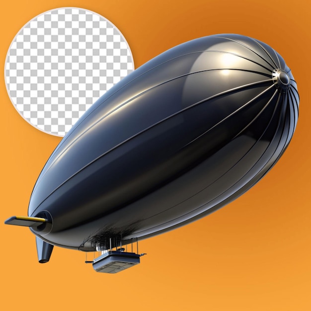 PSD black blimp