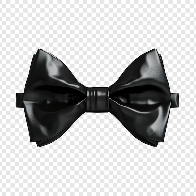 PSD black bow tie illustration