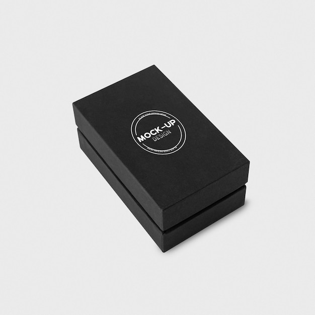 Black box mockup Psd file