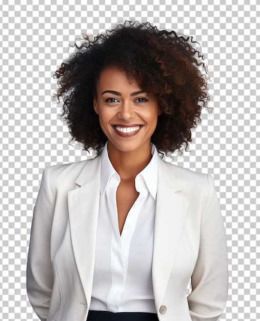 Black businesswoman smiling