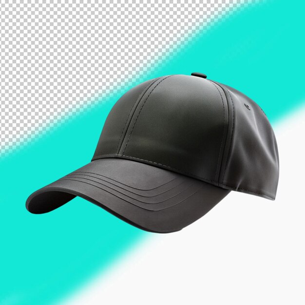 PSD black cap isolated on background