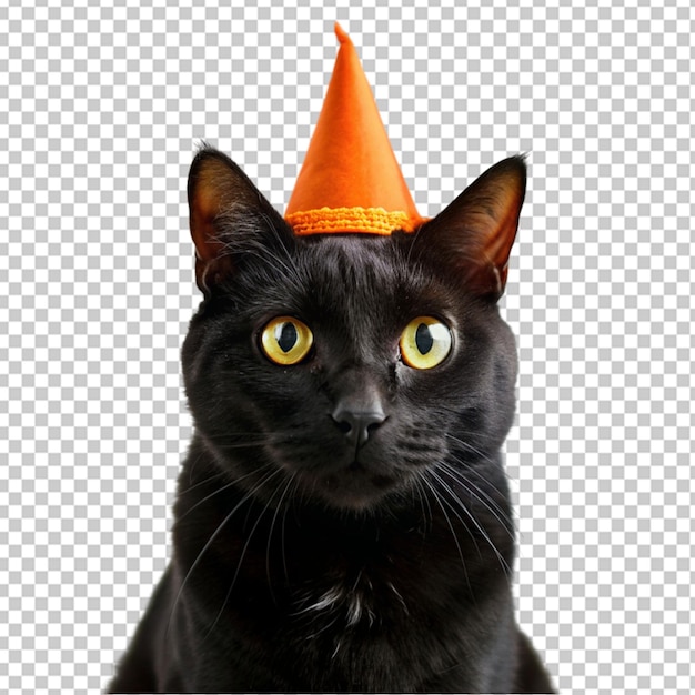 A black cat png