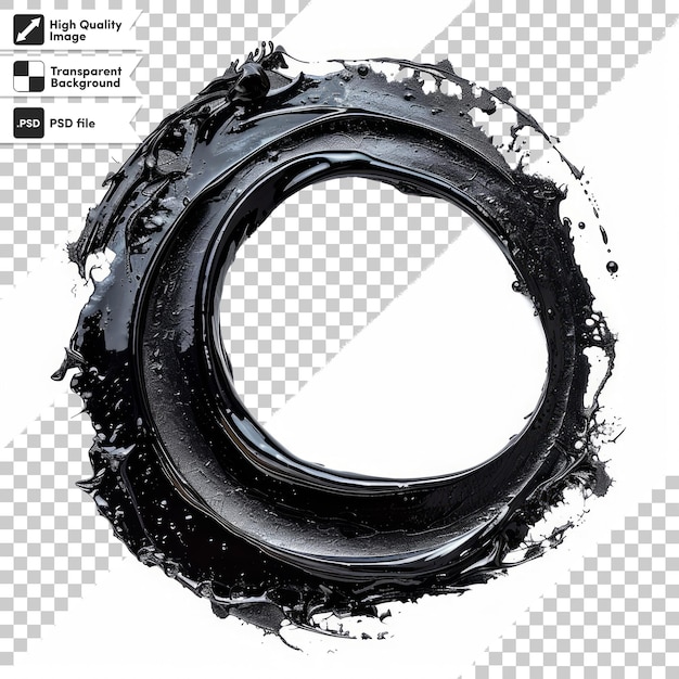 a black circle with a black circle on it is on a checkered background