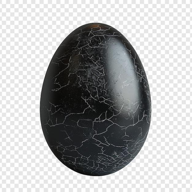 Black Cracked Egg