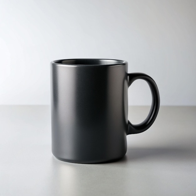 black cup PSD mockup file