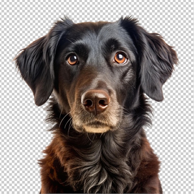 black dog transparent background